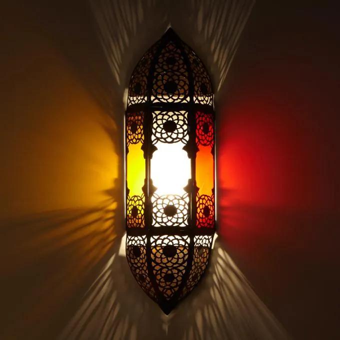 Nástenná marocká lampa "Yara"