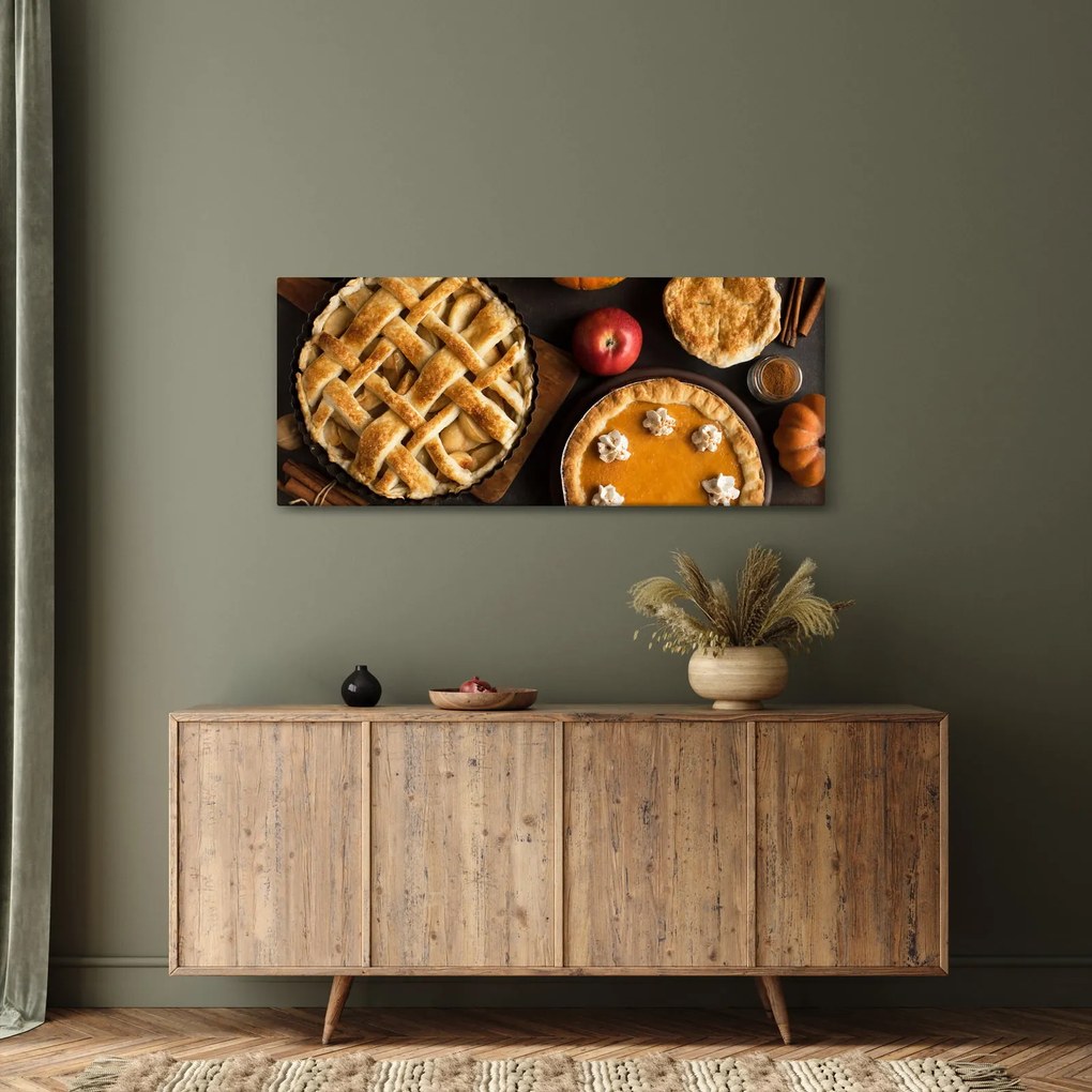 Obraz - Tekvicový koláč (120x50 cm)