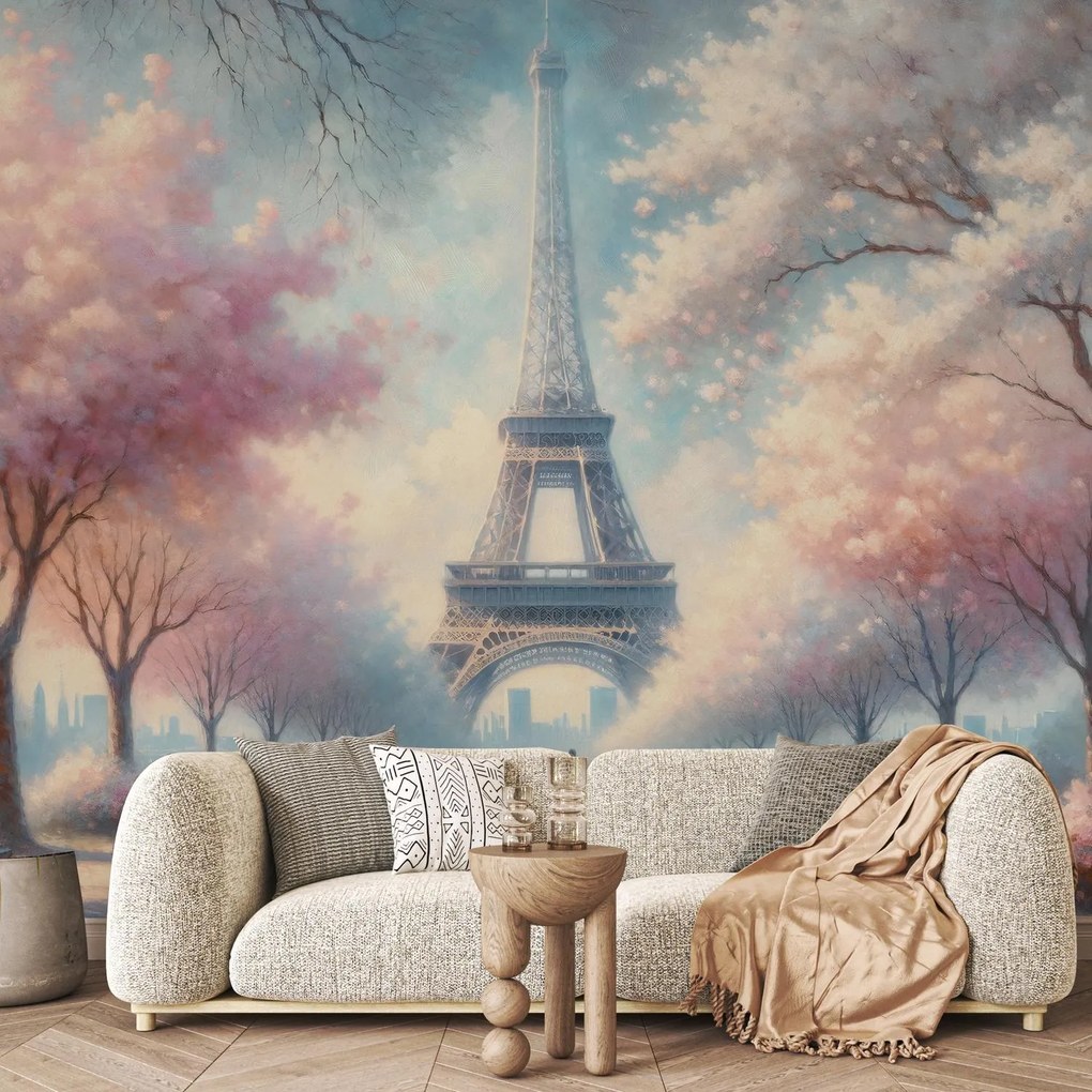 Fototapeta - Jar v Paríži (147x102 cm)