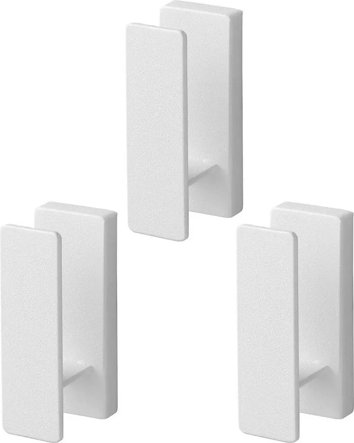 Biele nástenné kovové háčiky v súprave 3 ks Tower – YAMAZAKI