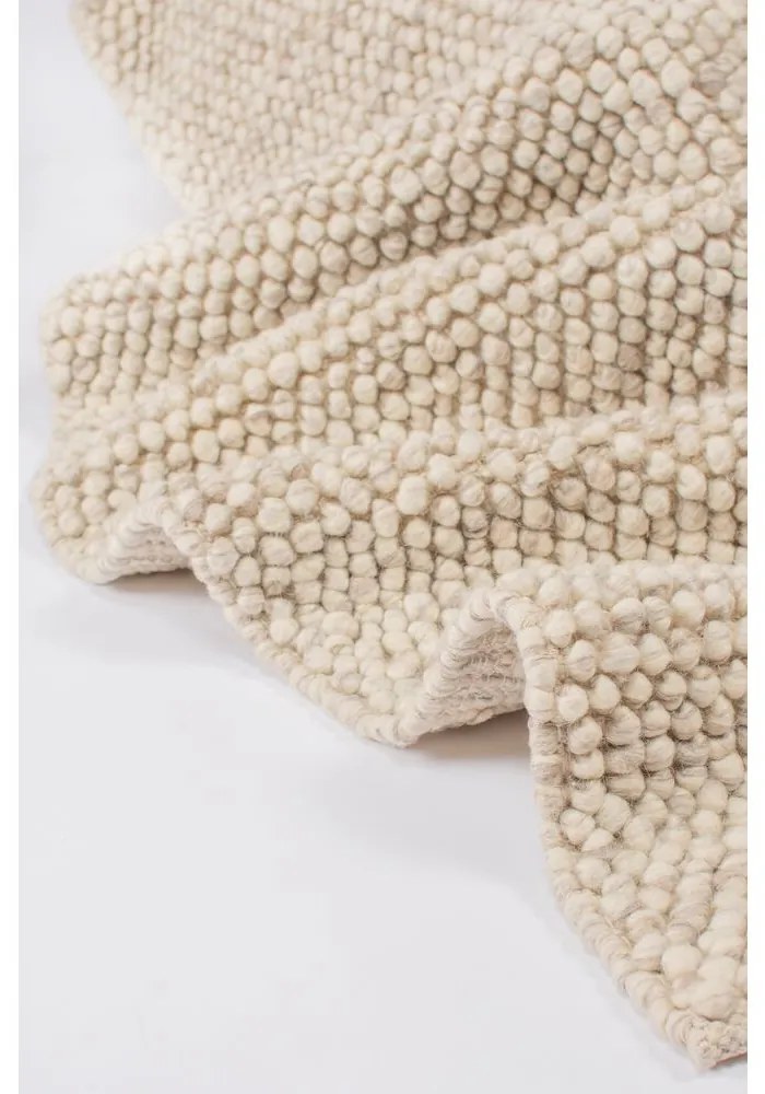 Ručne tkaný kusový koberec Minerals Light Grey, 80x150, béžová, chodba / predsieň, Flair Rugs