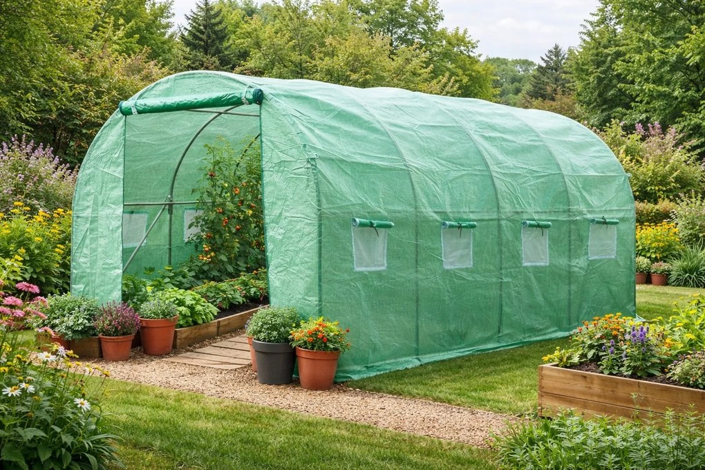 TRENDIE Náhradná fólia na fóliovník zelená 3x6m