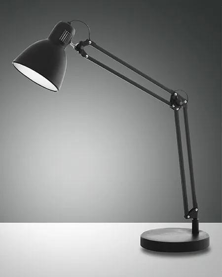 Retro a vintage svietidlo FABAS LISETTA TABLE LAMP BLACK 3015-30-101