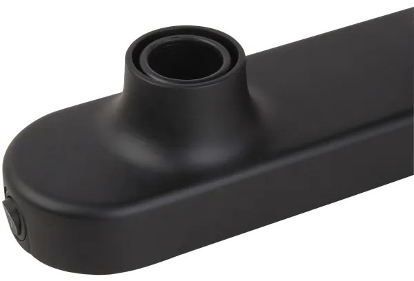 ONLI - Nástenné svietidlo HOLLYWOOD 5xE14/6W/230V čierna