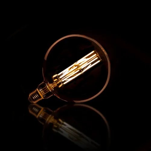 Filament LED žiarovka 84-69 Ø15cm Amber glass  - Komfort-nábytok