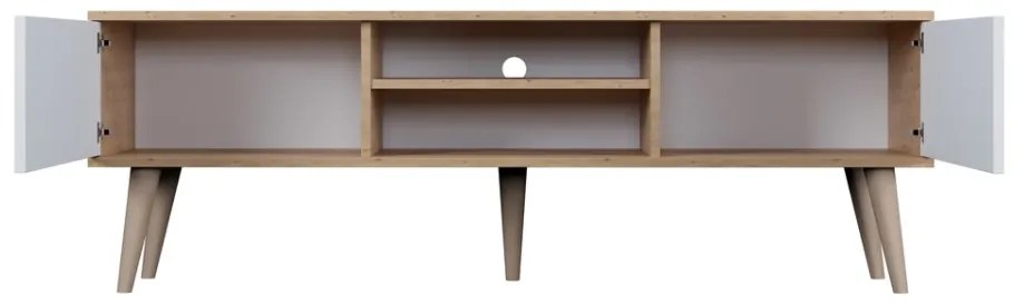 TV stolík TORONTO 160 cm dub artisan/biely