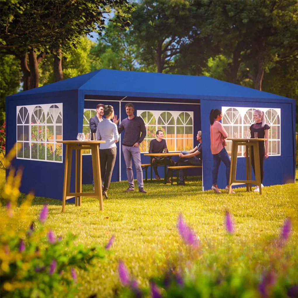 Párty stan NEAPOL, 3x6m, modrá Jurhan