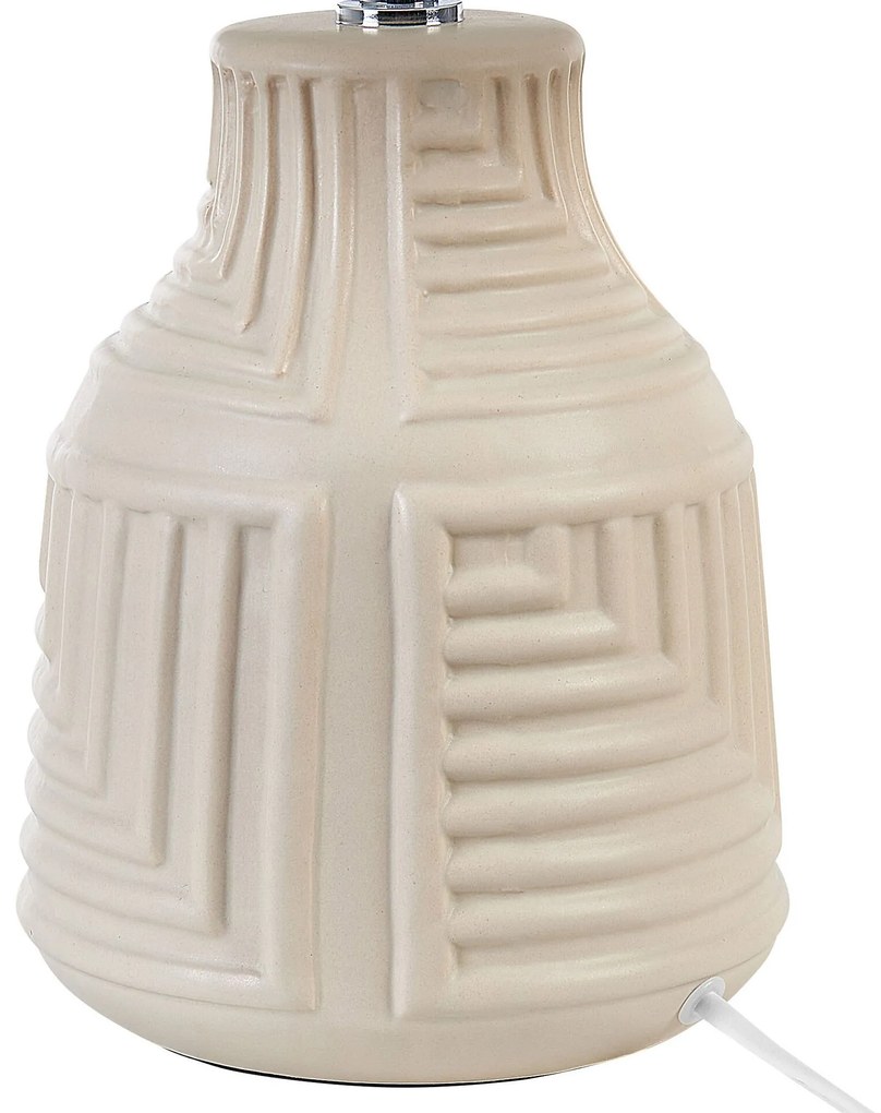 Keramická stolná lampa béžová OZAMA Beliani