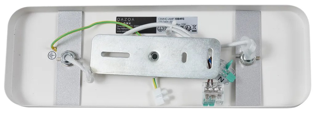 Dizajnový stropný reflektor biely GU10 70mm 2-svetelný nastaviteľný - Vo