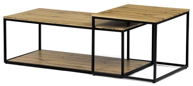 Autronic BONTEC Konferenčný stolík 100x50cm, mdf, divoký dub, CT-X7123 OAK Farba: Prírodné