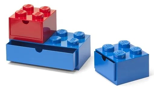 Plastové detské úložné boxy v súprave 3 ks Multi-Pack - LEGO®