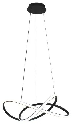 LED Stmievateľný luster na lanku LED/85W/230V 3000-6500K + diaľkové ovládanie