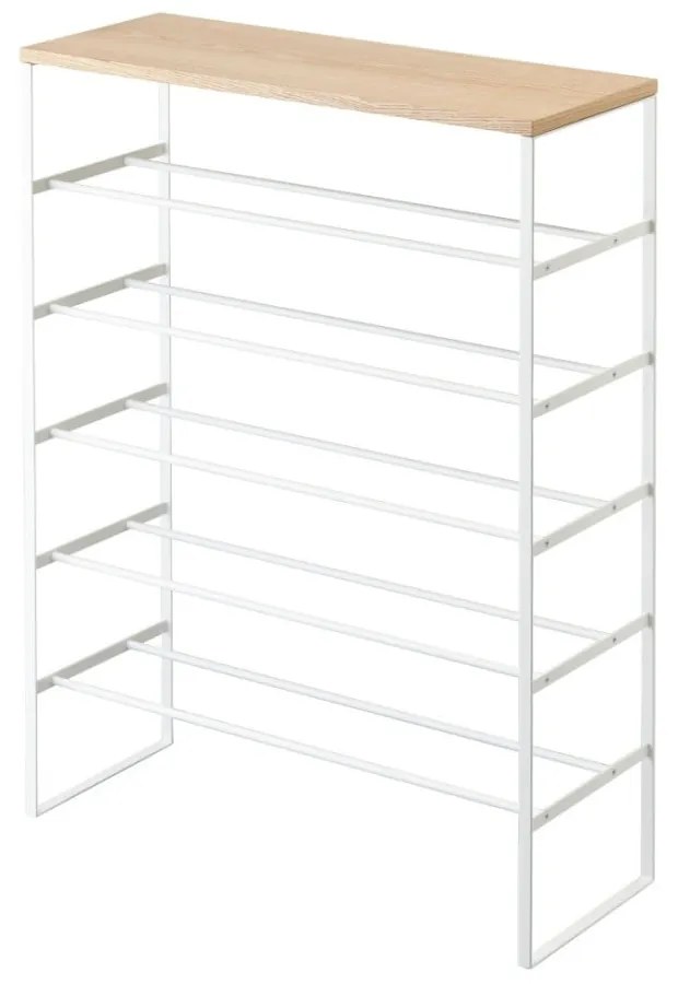 Biela kovová skrinka na topánky Tower – YAMAZAKI