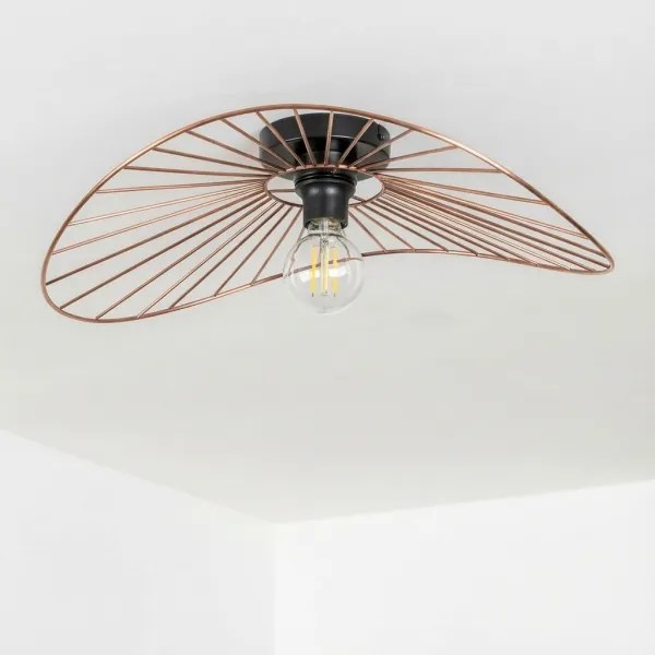 Brilagi - LED Prisadený luster CERIA WIRE 1xE27/40W/230V 40x56 cm bronz