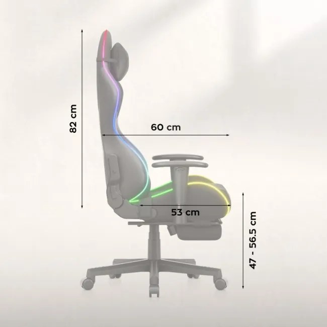 Herná stolička Force 5.7 RGB Black