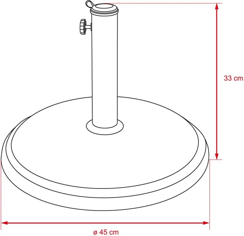 Stojan na slnečník Avenberg SANDER