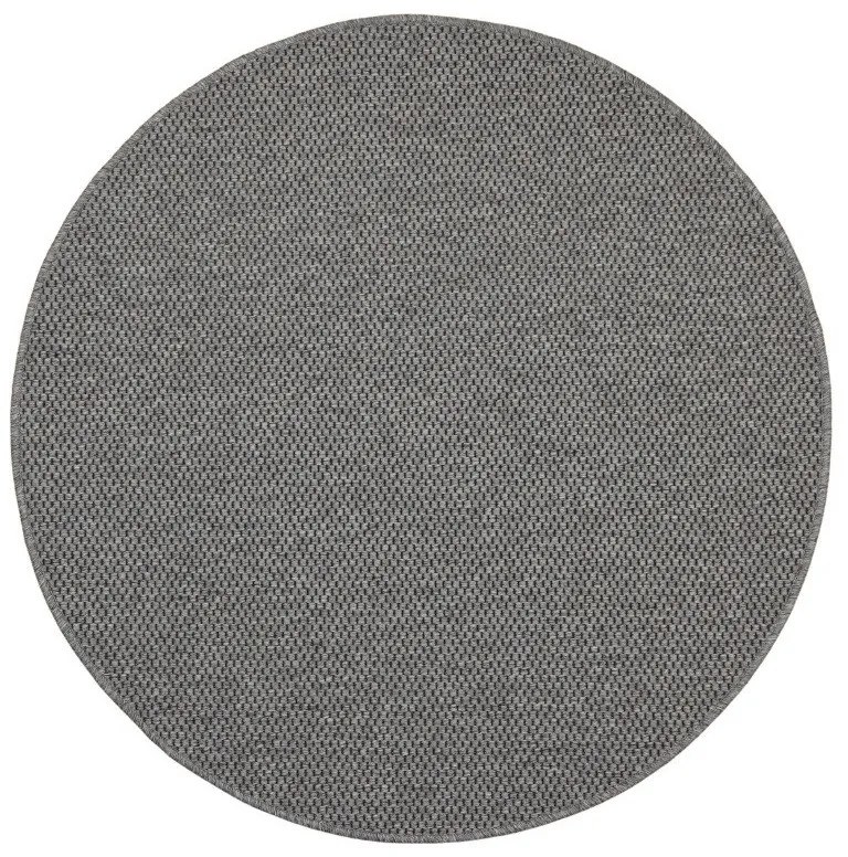 Vopi koberce Kusový koberec Nature tmavo béžový okrúhly - 160x160 (priemer) kruh cm