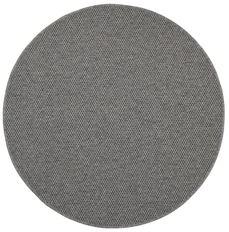 Vopi koberce Kusový koberec Nature tmavo béžový okrúhly - 200x200 (priemer) kruh cm