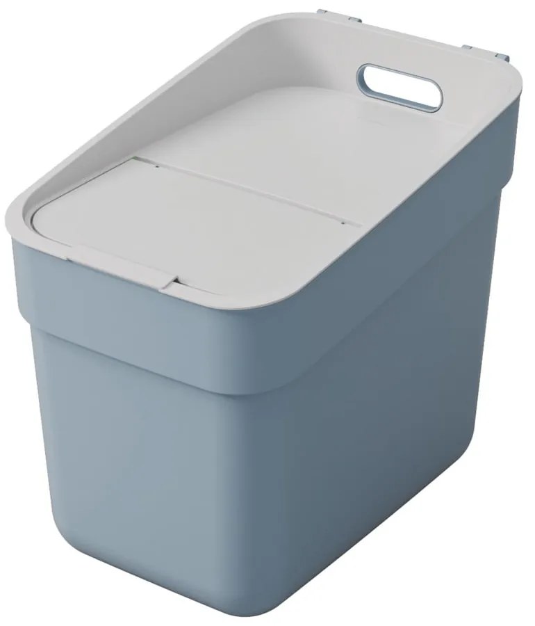 Svetlomodrý odpadkový kôš na triedený odpad z recyklovaného plastu 20 l Ready To Collect – Curver