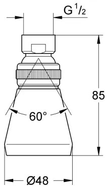 GROHE 28094000 - Sprchová hlavica 50 mm, lesklý chróm