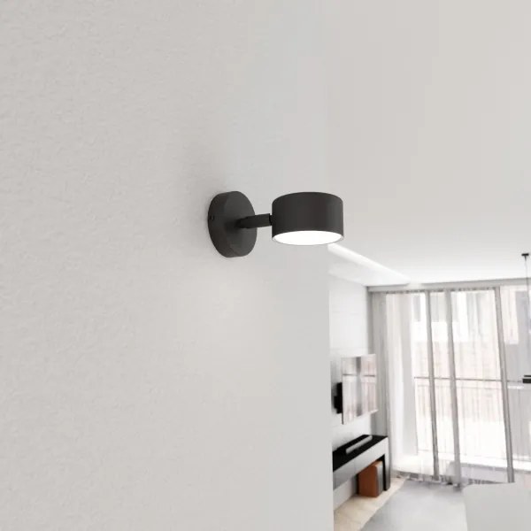 Nástenné svietidlo SORA 1xGX53/12W/230V čierna