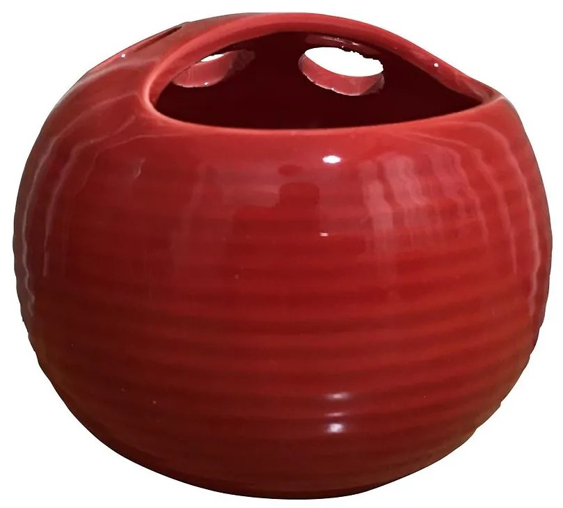 Pohár na zubné kefky 410 červený