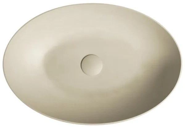 Sapho - Umývadlo na dosku FORMIGO 60x40 cm betón/béžová