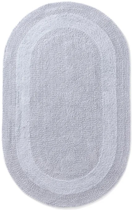 Kúpeľňový koberček Javo Cotton popolový ovál