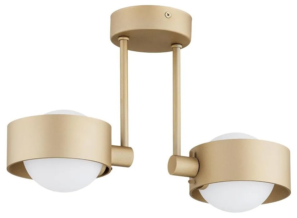 Argon 7215 - Kúpeľňový luster na tyči MASSIMO PLUS 2xG9/6W/230V IP44 zlatá