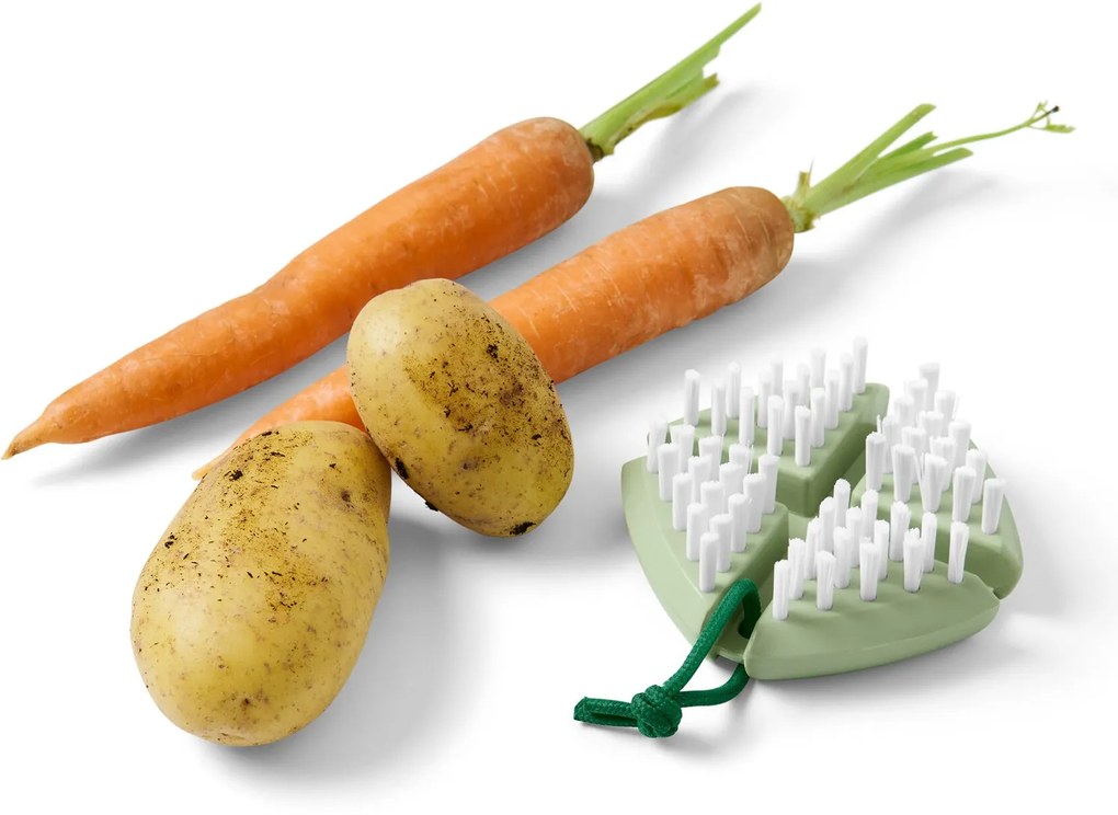 Flexibilná kefka na zeleninu a ovocie