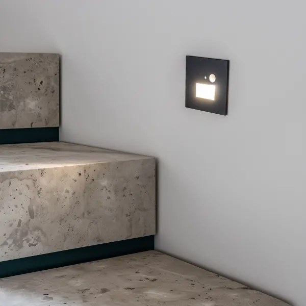 LED schodiskové svietidlo s pohybovým senzorom LED/1,5W/230V 3000/4000/6000K antracit