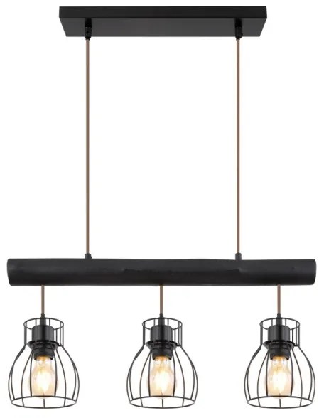 Globo 15326-3NB - Luster na lanku MINA 3xE27/60W/230V