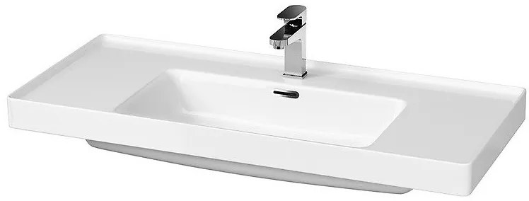 Cersanit Crea, závesná skrinka s umývadlom 100cm, set B111, šedá, S801-285