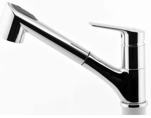 Novaservis - Kuchynská batéria METALIA s vysúvacou sprchou, lesklý chróm