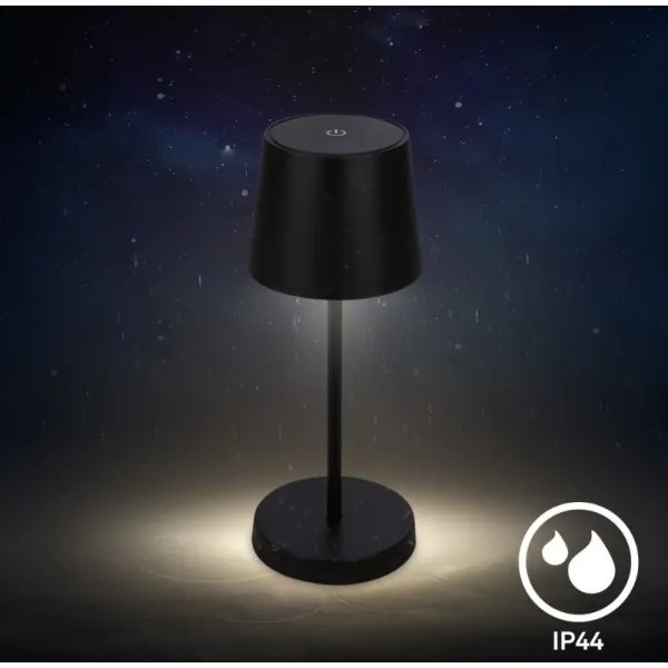 Briloner 7423015 - LED Stmievateľná stolná lampa LED/2,6W/5V IP44 čierna