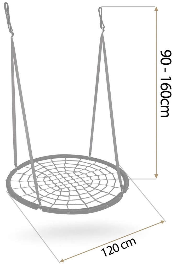 Neo-Sport NS-104 120 cm hojdačka bocianie hniezdo
