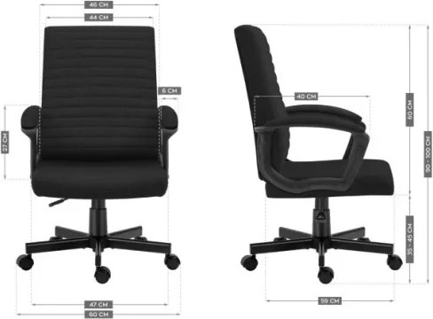 Kancelárska stolička Boss 2.5 čierna