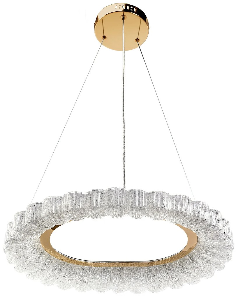 Toolight Toolight, LED závesné svietidlo 60cm, 40W, 4000K, MS019-CP, ružové zlato, OSW-09631