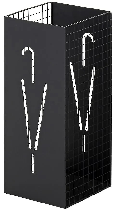 Stojan na dáždniky Gc5574 Obdĺžnikový Čierna