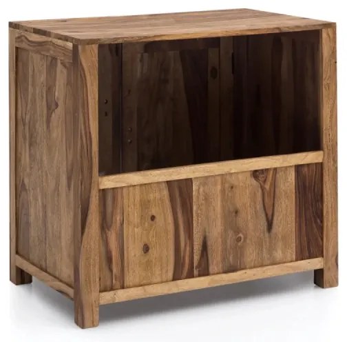 furniture-nabytek.cz - Masívna umývadlová skrinka Lagos z palisandrového dreva, lakovaná, hnedá