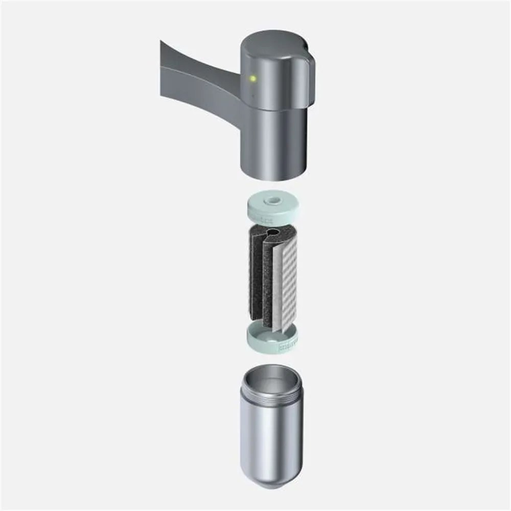 FRANKE Vital Tap drezový ventil na filtrovanú vodu, výška výtoku 151, chróm/gunmetal, 120.0621.228