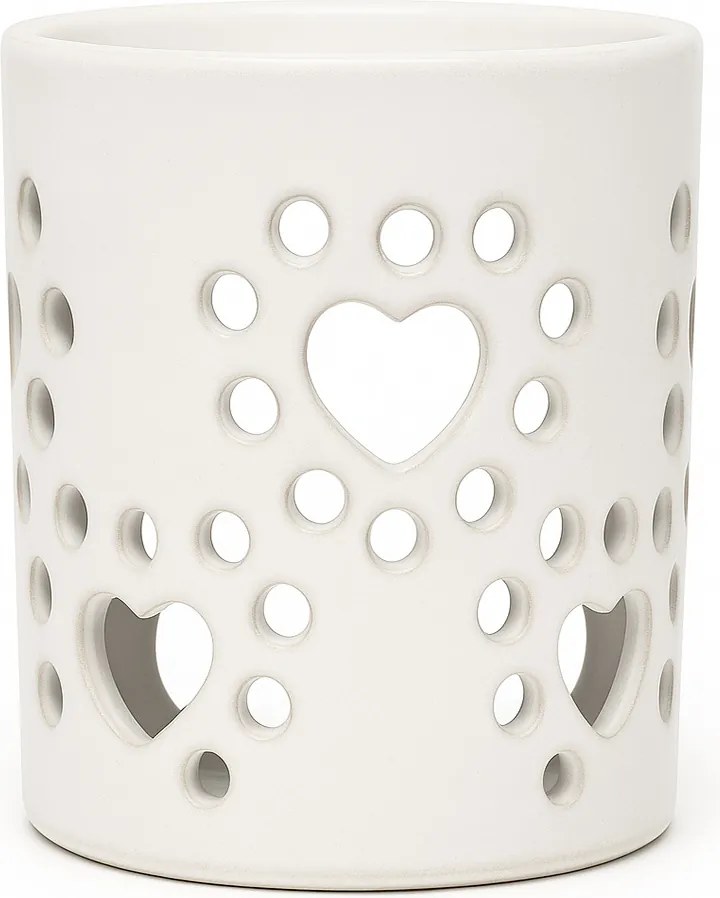 ARÔME HOME ELEMENTS Aromalampa 11,5 cm, Srdce, biela