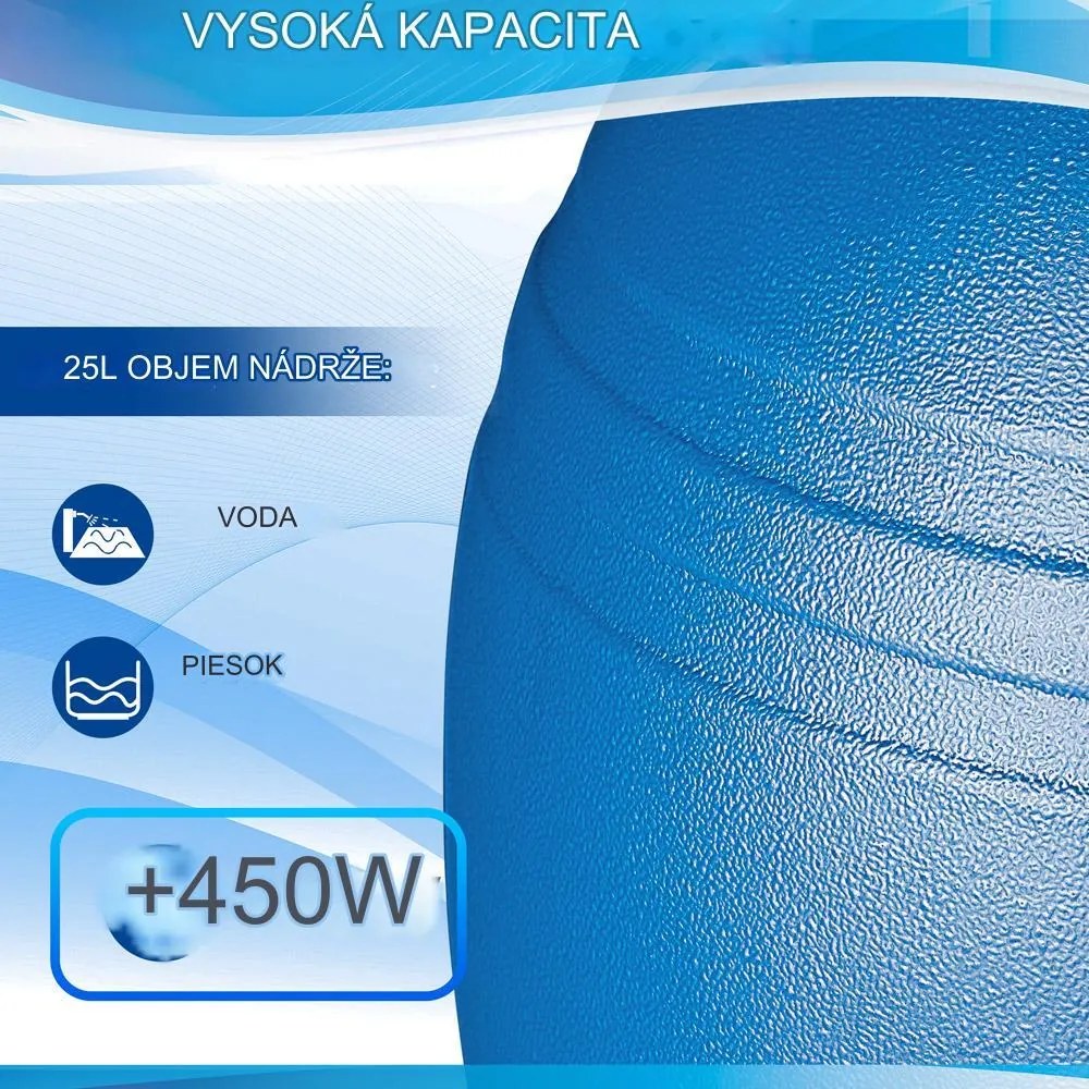 InternetovaZahrada Pieskový filtračný systém 9 600 l/h