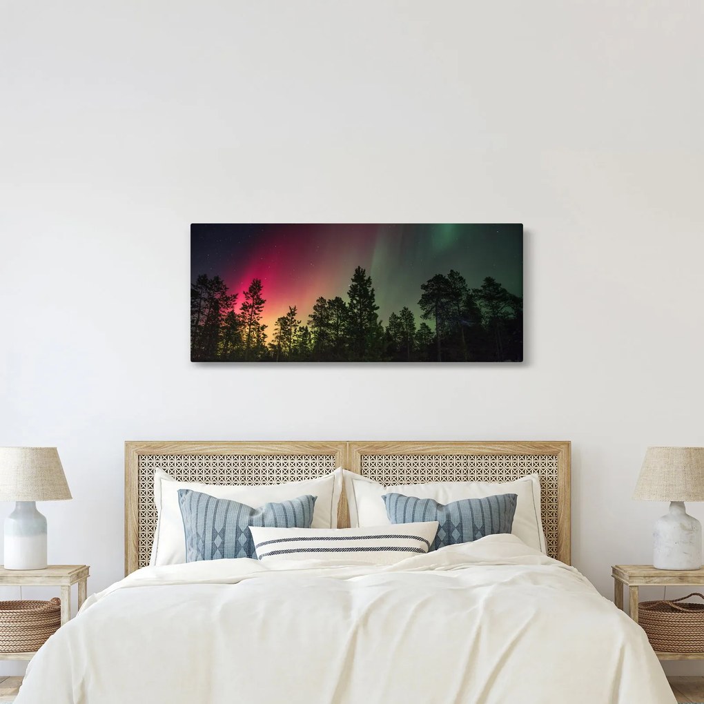 Obraz polárna žiara (120x50 cm)