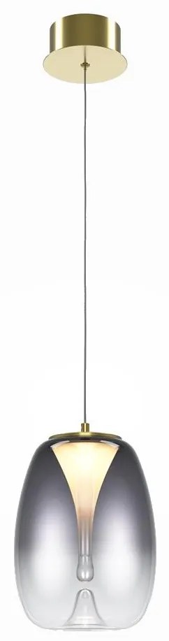 Maytoni MOD282PL-L8G3K - LED Luster na lanku SPLASH LED/7W/230V 3000K zlatá