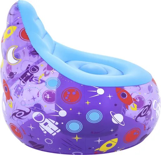 Nafukovacie sedadlo LED Cosmos 72 x 72 x 64 Bestway 75122 Purple