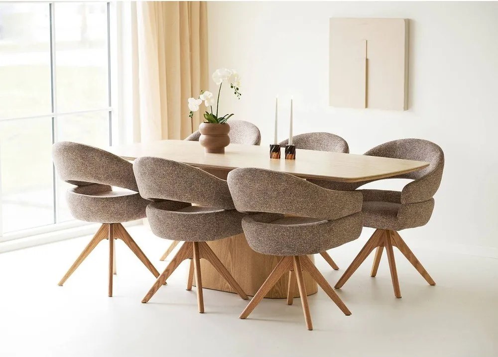 Jedálenský stôl s keramickou doskou 90x200 cm Noli – House Nordic