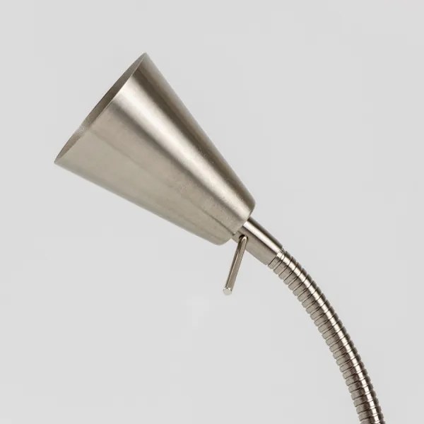 LED lampa s klipom 1xGU10/4,7W/230V matný chróm