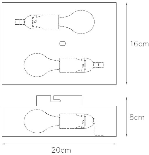 Lucide 12219/02/02 - Nástenné svietidlo OVALIS 2xE14/9W/230V zlatá