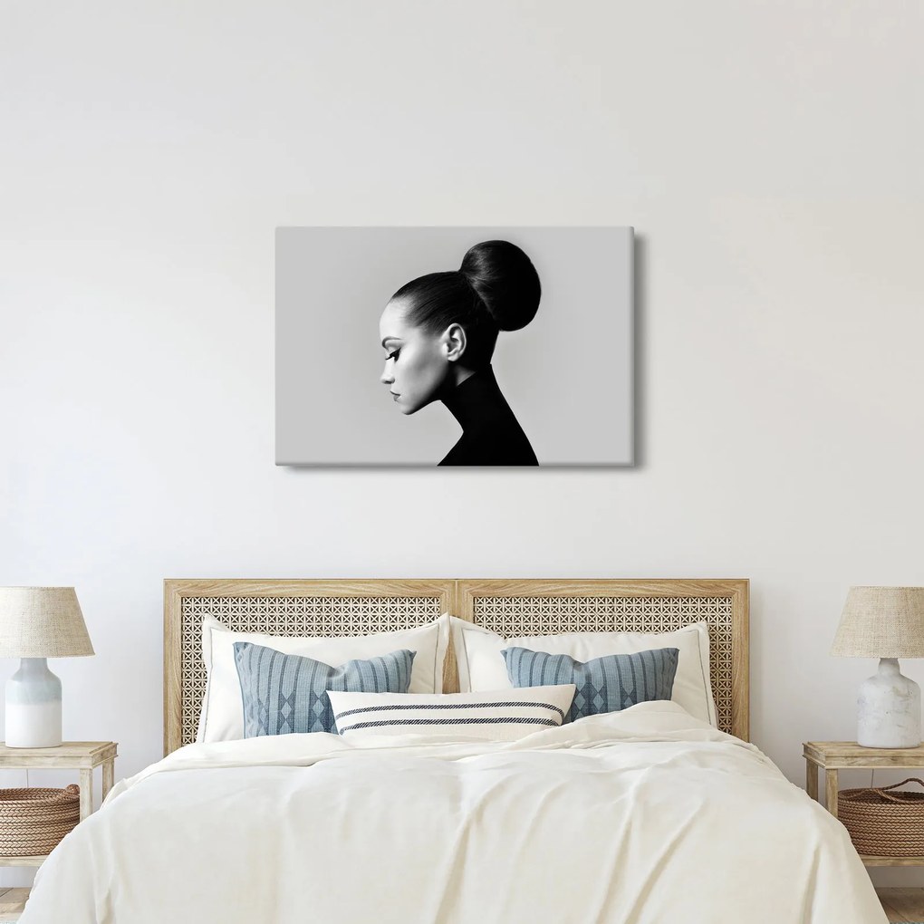 Obraz - Profil krásnej ženy (90x60 cm)